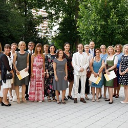 vlnr:
FI Krausneker Dietmar, Sattler Ursula, Hödl Monika, Übleis-Kielnhofer Eva, Pöschl Sabine, Hackl Christian, Siutz Helga, FI Loidolt Helene, Duschnig Renate, Angleitner Petra, FI Bacher Eva, SAL Prügger Walter, Schlag Heike, Personalreferent Wec